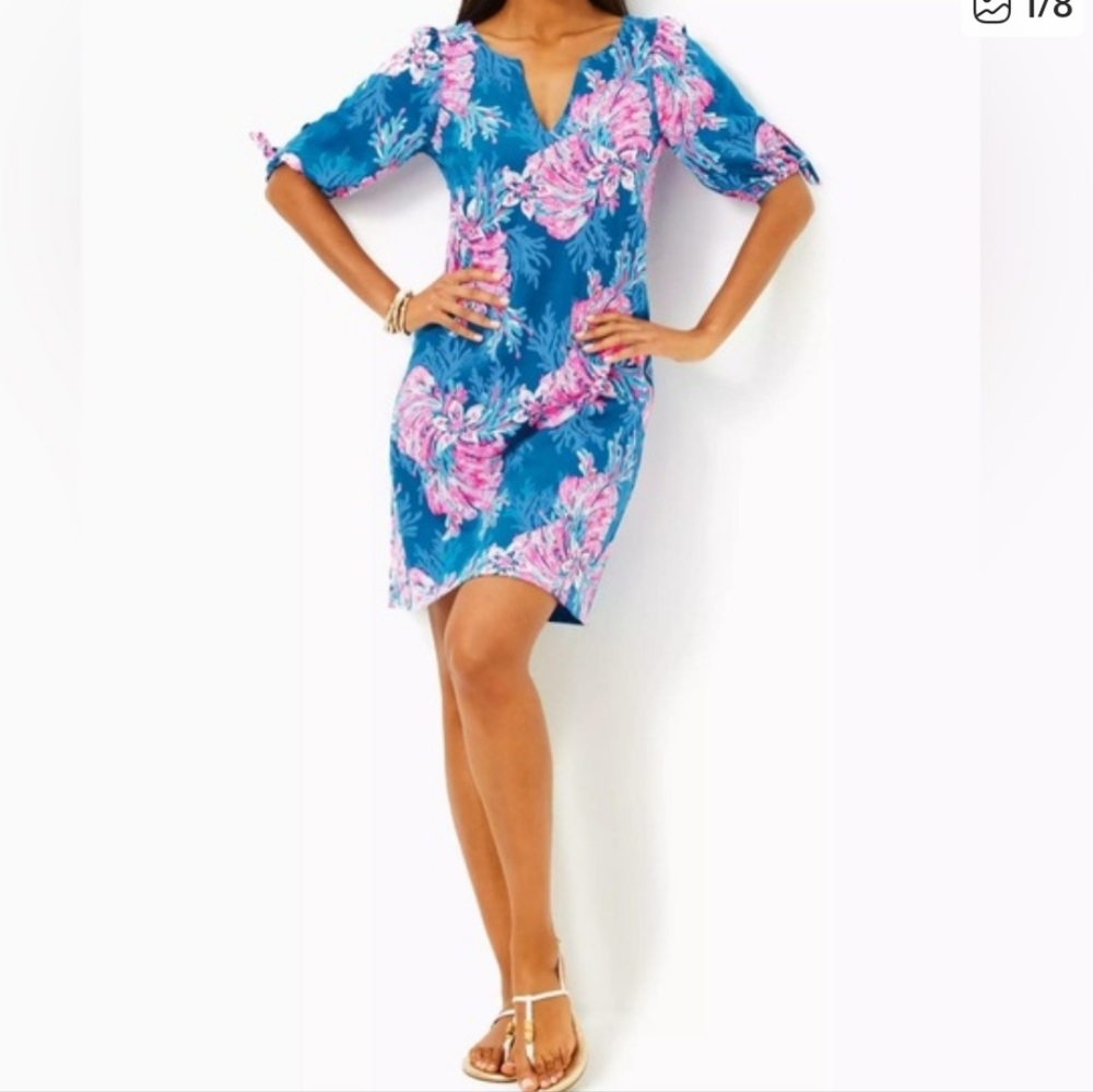 Like New Lilly Pulitzer Easley Short Sleeve Dress, M.